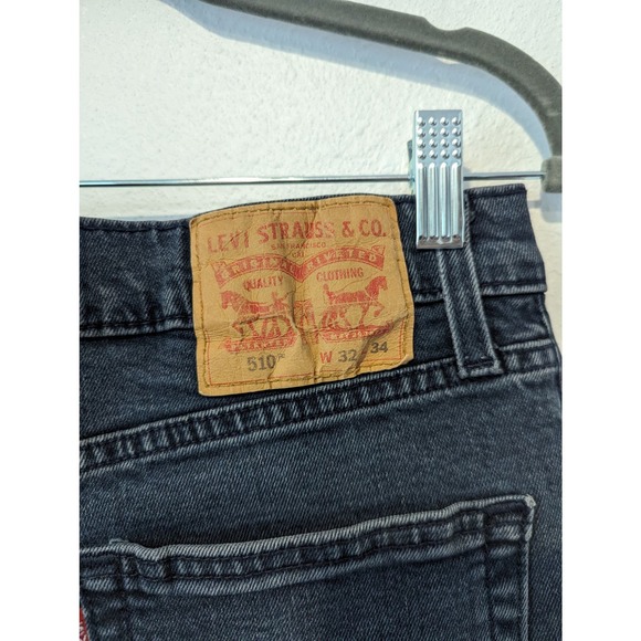 510 Skinny Fit Levi's Flex Men's Jeans, Dark Wash Size W32 L34 - Picture 8 of 8